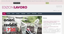 Desktop Screenshot of edizionilavoro.it