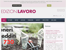 Tablet Screenshot of edizionilavoro.it